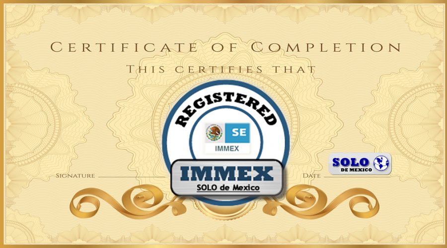 IMMEX Certification